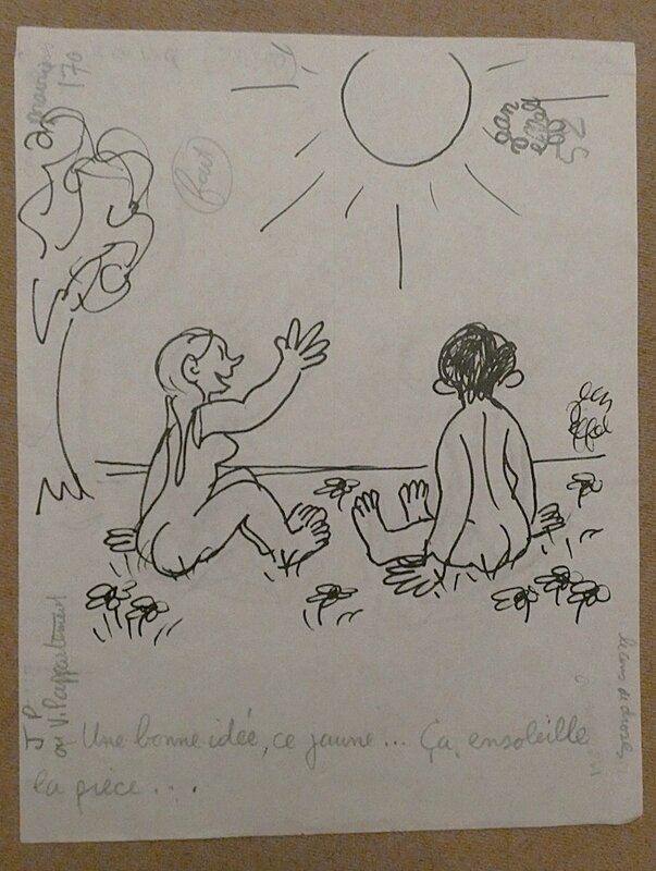 Jean Effel, Enfin du soleil sur la France... - Comic Strip