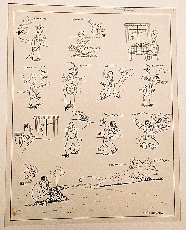 William Ridgewell, Le coucou est de retour ! les joies de la vie au grand air. - Comic Strip