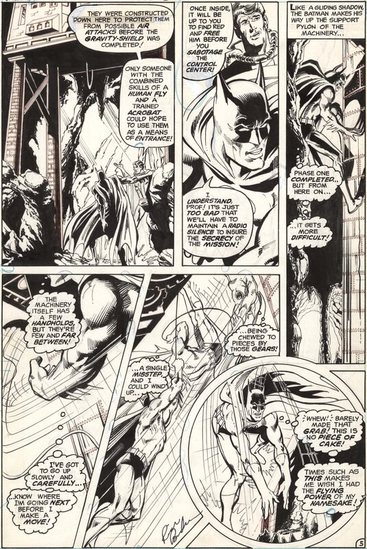 Rich Buckler, Dick Giordano, World's Finest 267 Page 5 - Planche originale