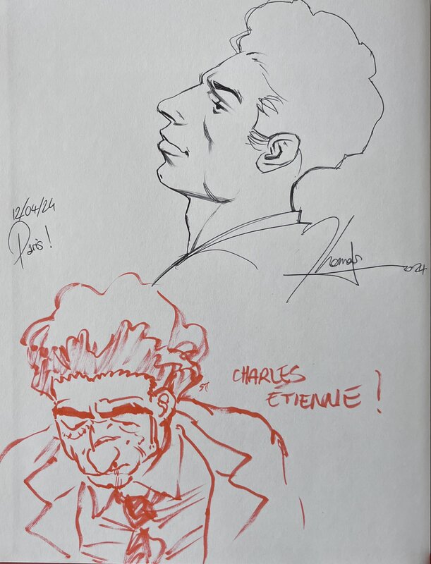 Manouchian by Thomas Tcherkézian, Scie Tronc - Sketch