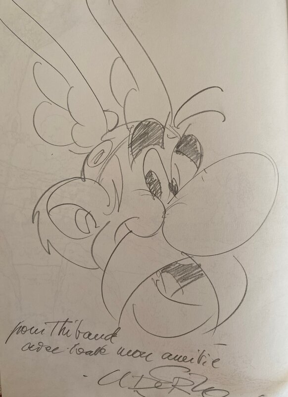Albert Uderzo, illustration originale, Astérix, 