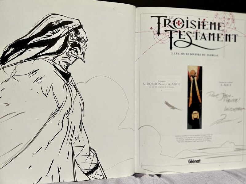 Alex Alice, Le Troisième Testament 3 TL EO - Dédicace