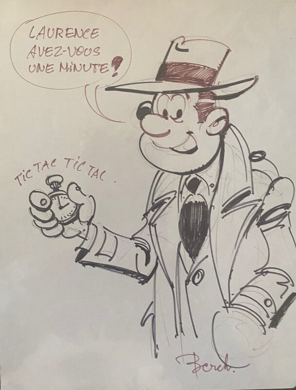 Berck, illustration originale, Sammy. - Dédicace