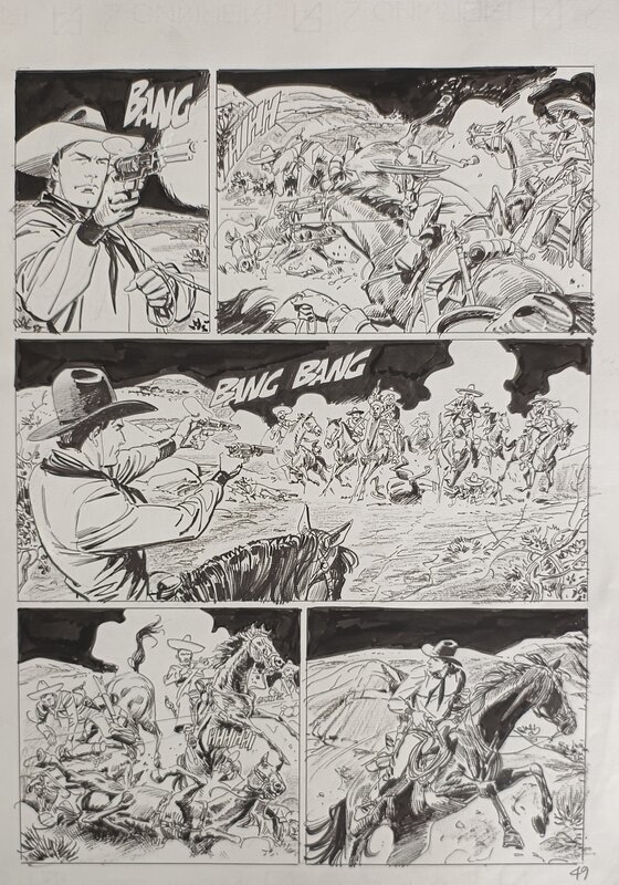 Tex Willer by Bruno Brindisi - Comic Strip