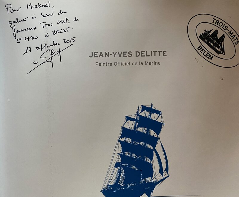 Delitte Jean-Yves, dédicace manuscrite, 