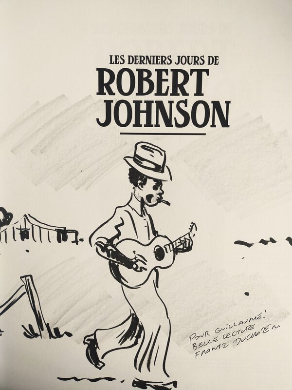 Robert Johnson by Frantz Duchazeau - Sketch
