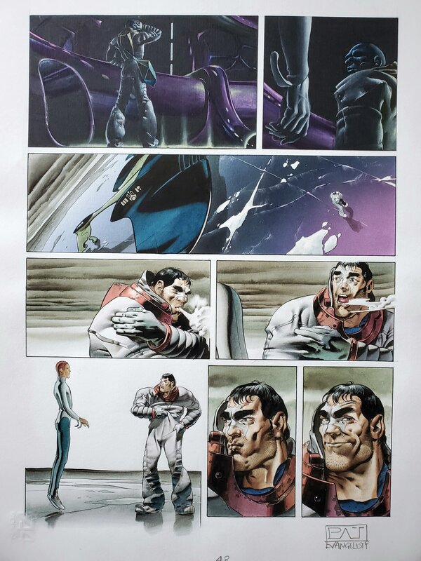 Patrizio Evangelisti, FOURMI BLANCHE   T1 DU FOND DES ABYSSES    couleur  directe - Comic Strip