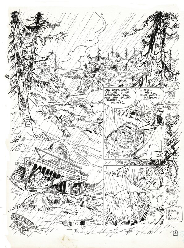 Exploration, page 7 par Ferry - Planche originale