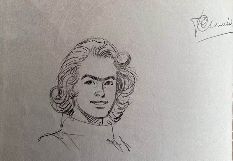 François Craenhals, illustration originale, Chevalier Ardent dans 