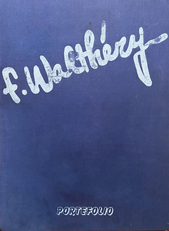 François Walthéry, illustration originale, Natacha dans le Grand portfolio 