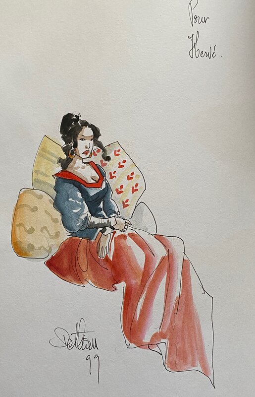 Isabelle Dethan, illustration originale, 
