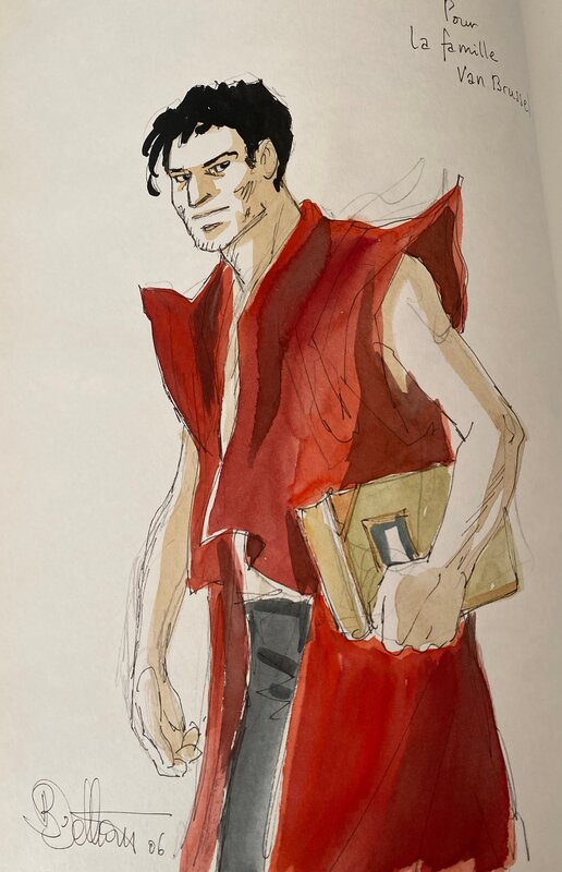 Isabelle Dethan, illustration originale, Mémoires de sable. - Sketch