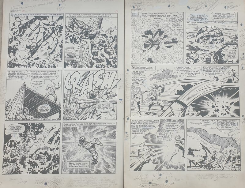 Fantastic Four 63 par Jack Kirby, Joe Sinnott, Stan Lee - Planche originale