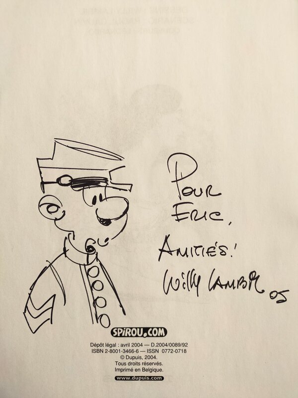 Willy Lambil, Tuniques Bleues, Nancy Hart - Sketch