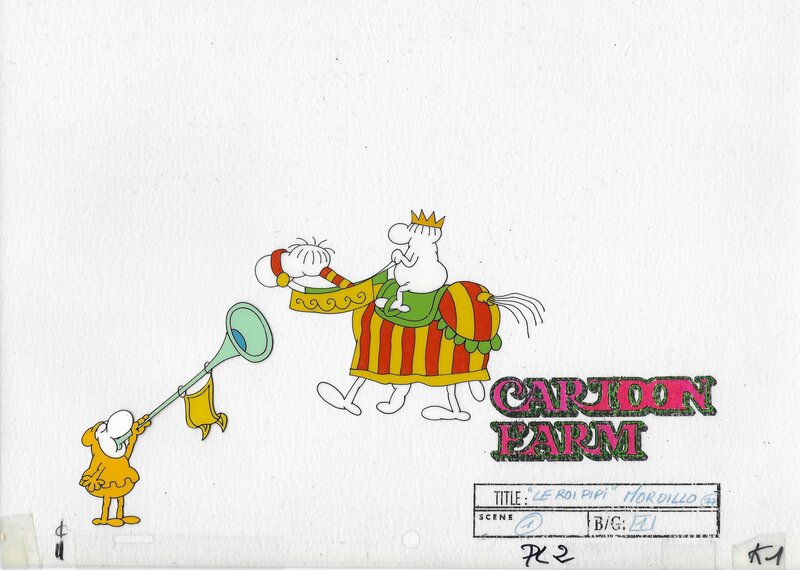 Le Roi Pipi by Guillermo Mordillo - Original Illustration