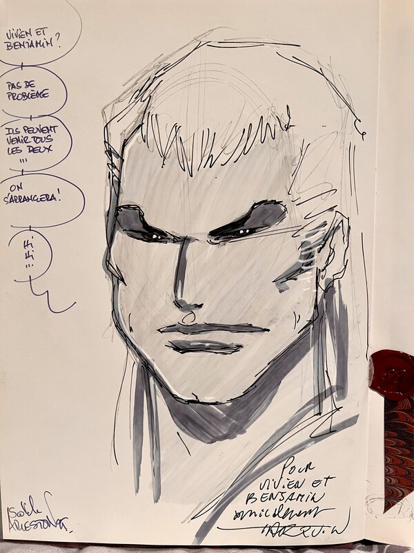 Didier Tarquin, Scotch Arleston, Lanfeust de Troy 1 EO - 1994 - Sketch