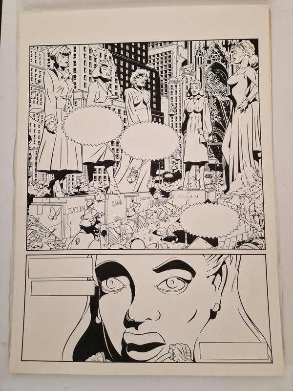Daniel Torres, Alan Moore, Alan Moore & Daniel Torrres - The Spirit “Last Night I Dreamed of Dr. Cobra,” page 7 - Comic Strip