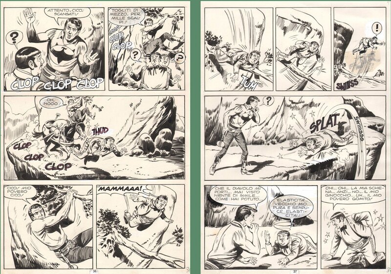 Zagor par Franco Donatelli - Planche originale