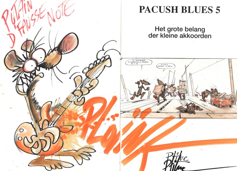 Pacush Blues par Ptiluc - Dédicace