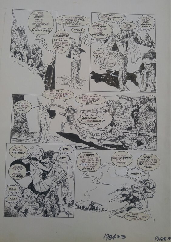 1984 par Esteban Maroto - Planche originale