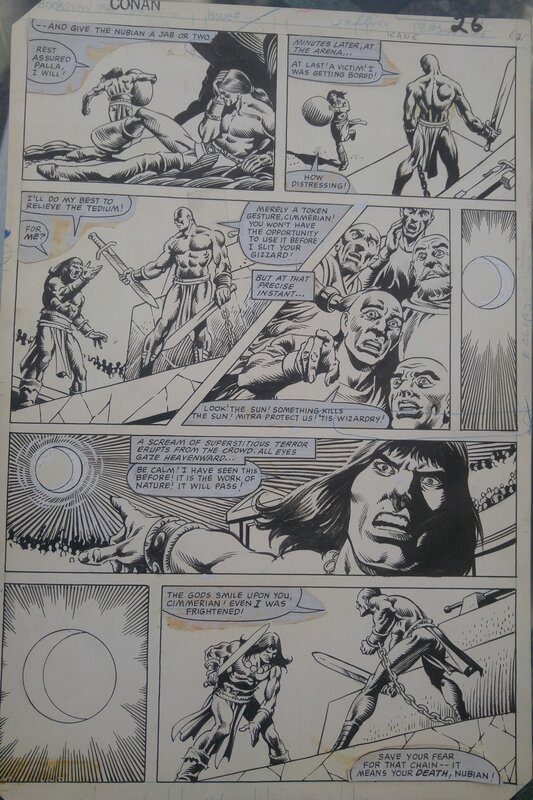 Gil Kane, Conan the Barbarian #132 - Planche originale