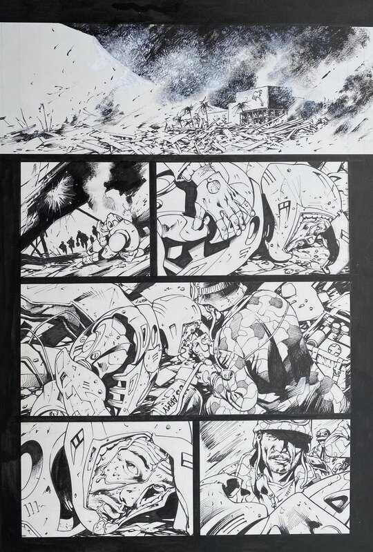 Bryan Hitch, Paul Neary, Mark Millar, Ultimates 2 - T12 p.19 - Comic Strip