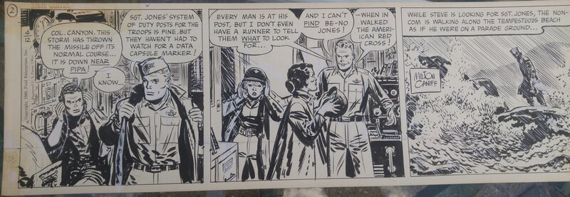 Milton Caniff, Milton, Strip Art Steve Canyon - Comic Strip