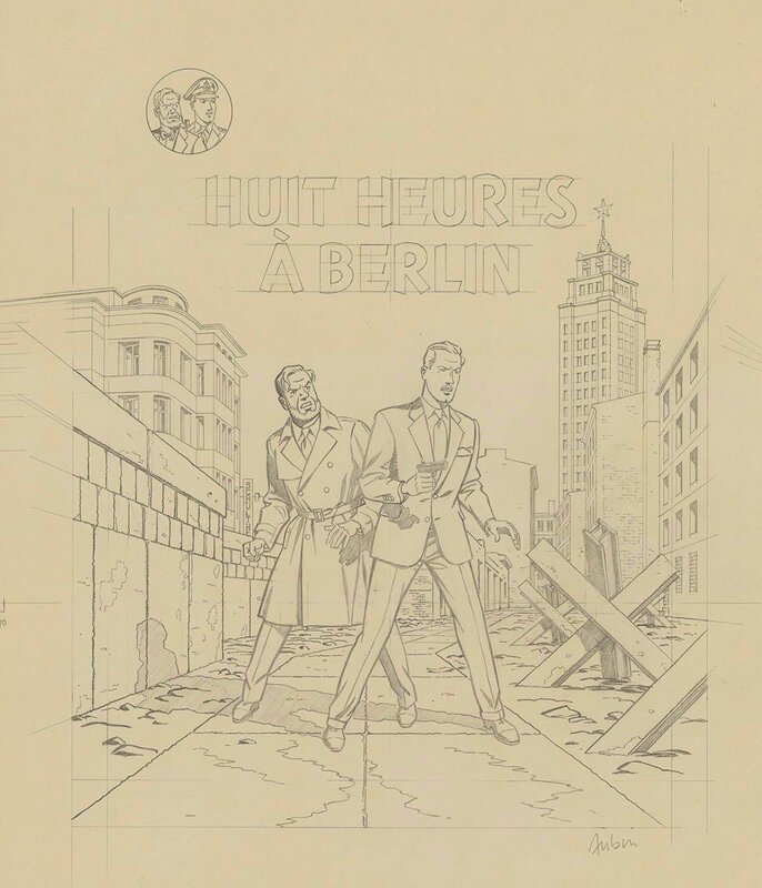 Antoine Aubin, Blake et Mortimer : Huit heures à Berlin - Original Cover