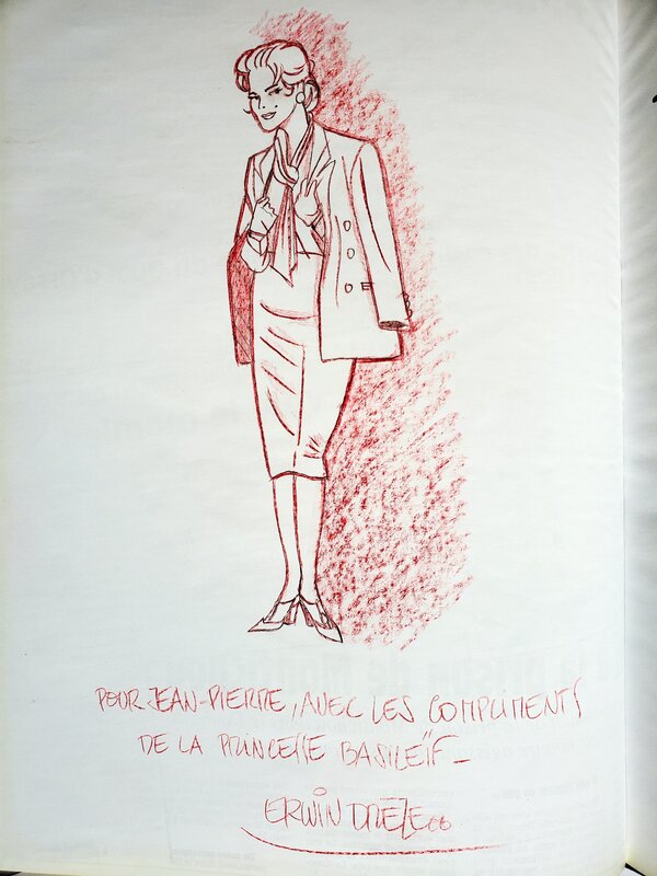 Erwin Drèze, ARSENE LUPIN  T3 VICTOR DE LA BRIGADE MONDAINE - Dédicace