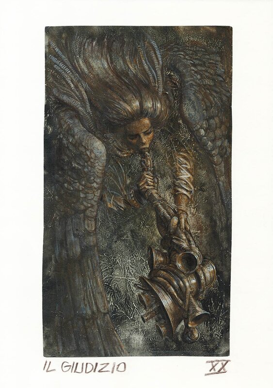 For sale - Juan Giménez, Xx - LE JUGEMENT, Les Arcanes du Destin - Original Illustration
