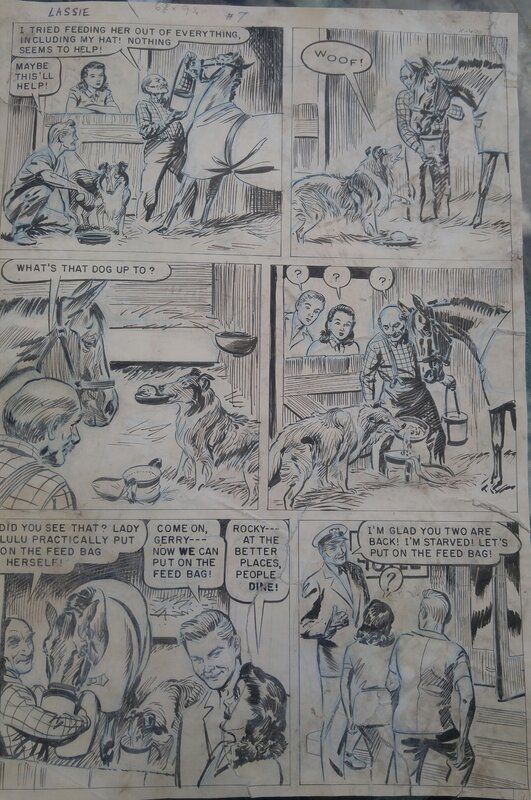 Morris Gollub, Lassie #7 Adventures of ... - Comic Strip