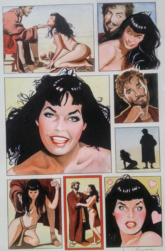 Jim Silke, Betty Page Queen of the Nile 3 - Comic Strip