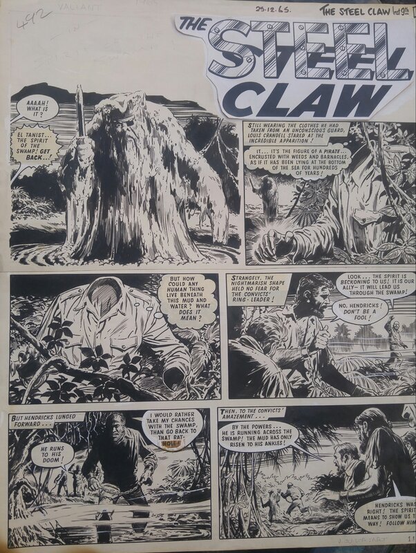 Jesús Blasco, Steel Claw. :  Valiant - Comic Strip