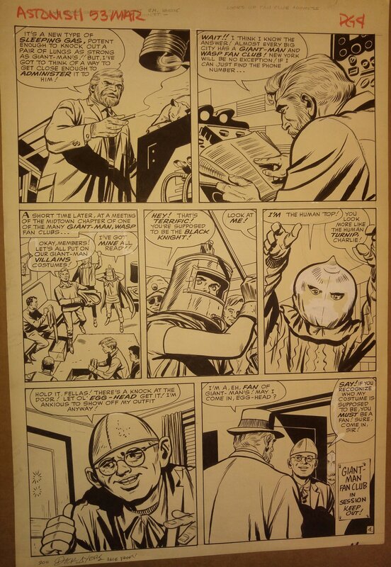 Dick Ayers, Don Heck, Tales to Astonish #53 Appearance Porkupine - Planche originale