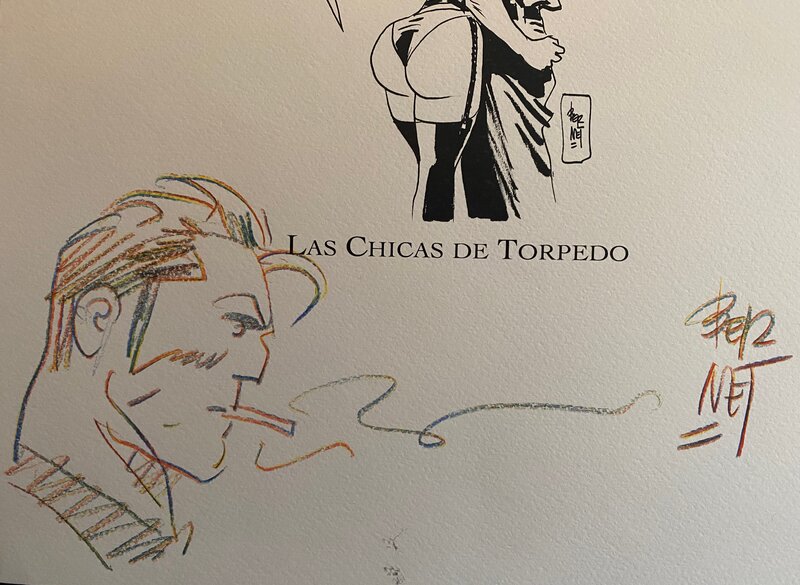 Torpedo by Jordi Bernet - Original Illustration
