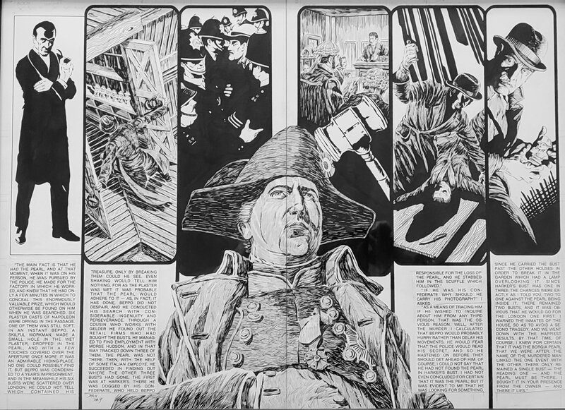 Dan Day, Arthur Conan Doyle, Sherlock Holmes -The adventure of the six Napoleons- - Planche originale