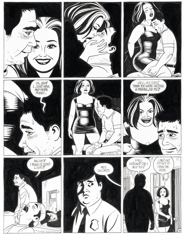Jaime Hernandez, Love and Rockets #40, pg. 14 (1993) - Planche originale