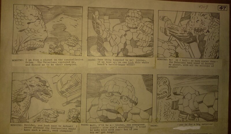 Jack Kirby, Depatie-Freleng Olympics of Space Fantastic Four - Comic Strip