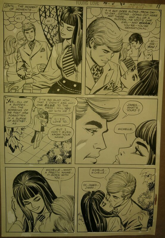 Win Mortimer, Young Love #80. The Wrong Boy - Planche originale