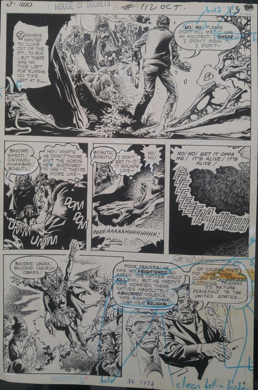 Rudy Nebres, House of Secrets 112 - Planche originale