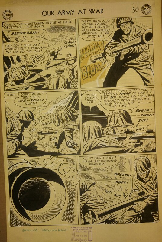 Our Army at War #33 par Jerry Grandenetti - Planche originale