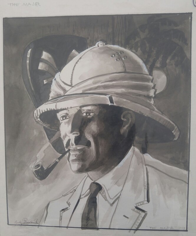 The Major by Andy Bradwick - Original Illustration