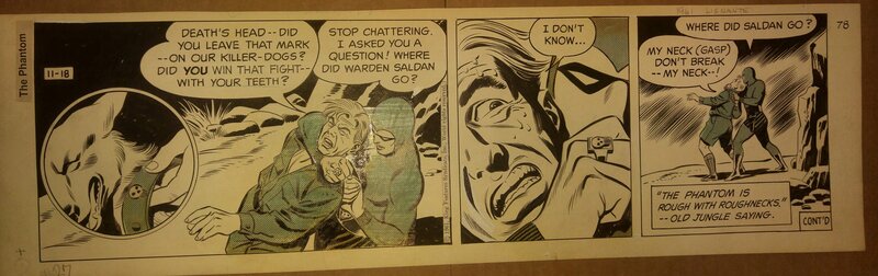 Carmine Infantino, Bill Lignante, Joe Giella, The Phantom -Lee Faulk Collection Art - Planche originale