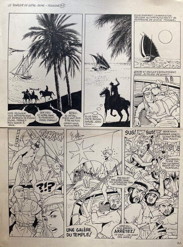 Willy Harold Vassaux, planche originale, 