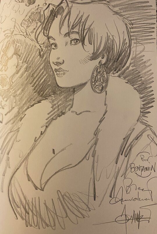 Mohamed Aouamri, illustration originale, Hildegird, 