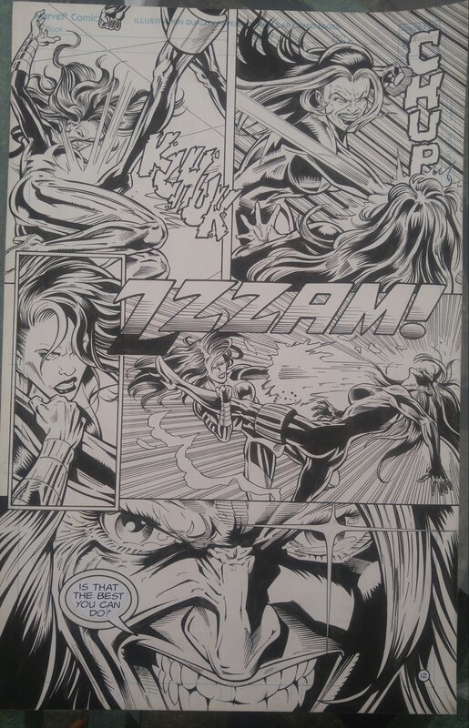 Rich Buckler, Charles Barnett, Neil Gaiman's Lady Justice Forever Warriors #1 - Planche originale