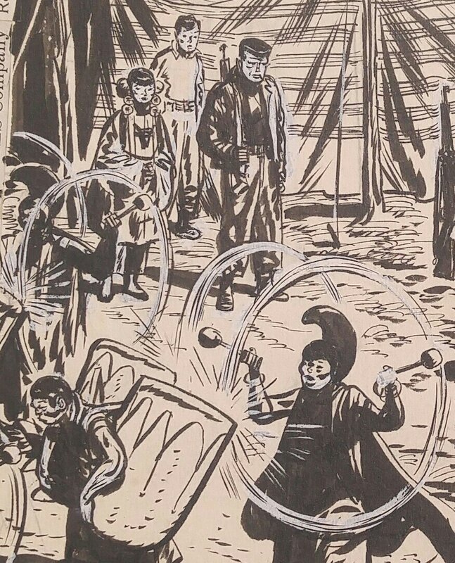 Milton Caniff, Great Prince -Steve Canyon- fragment - Comic Strip