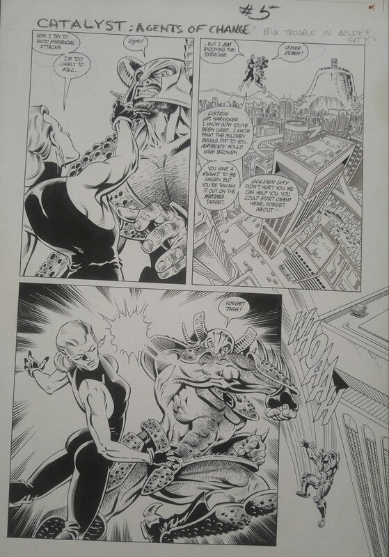 Eric Battle, Shane Glines, Catalyst Agents of Change #5 - Comic Strip
