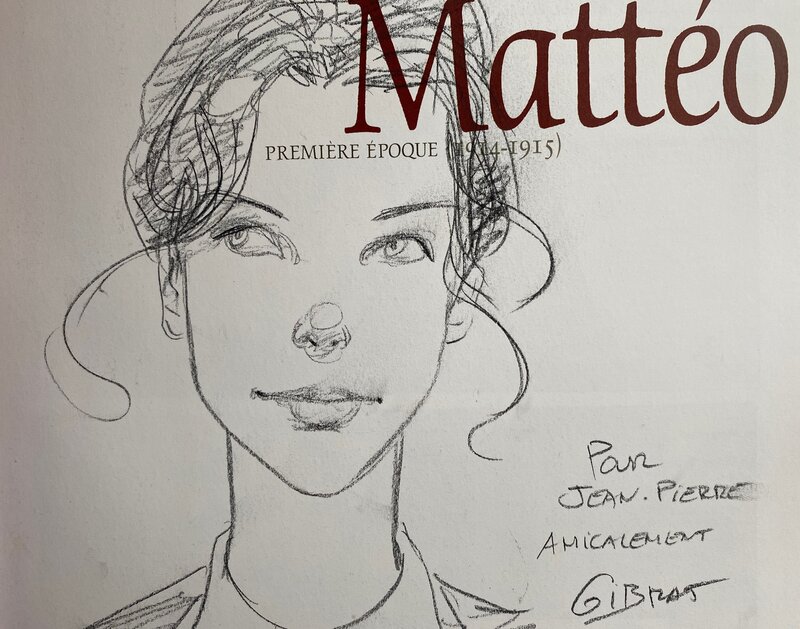 Gibrat, illustration originale, Amélie, 