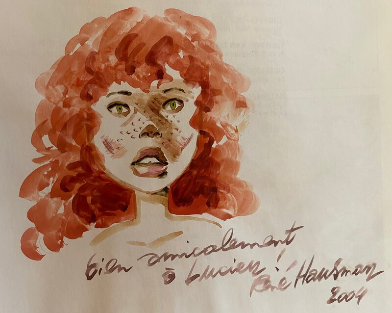 René Hausman, illustration originale, Vaïva, 